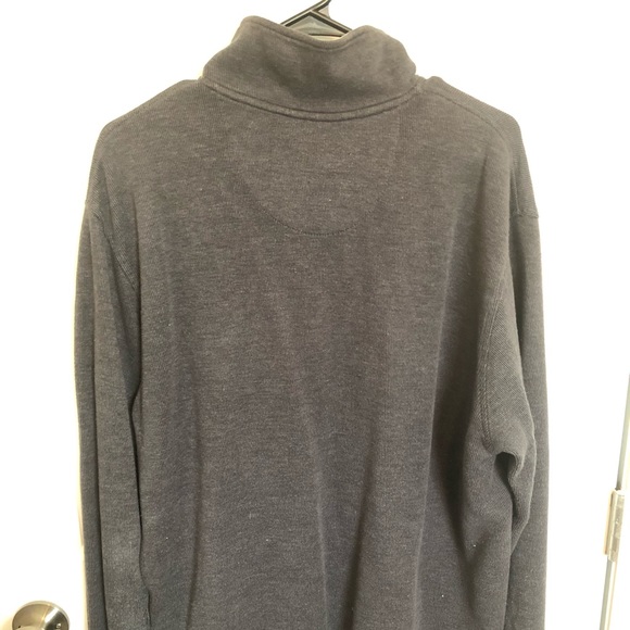 Gray 1/4 Zip pullover sweater - Picture 2 of 3